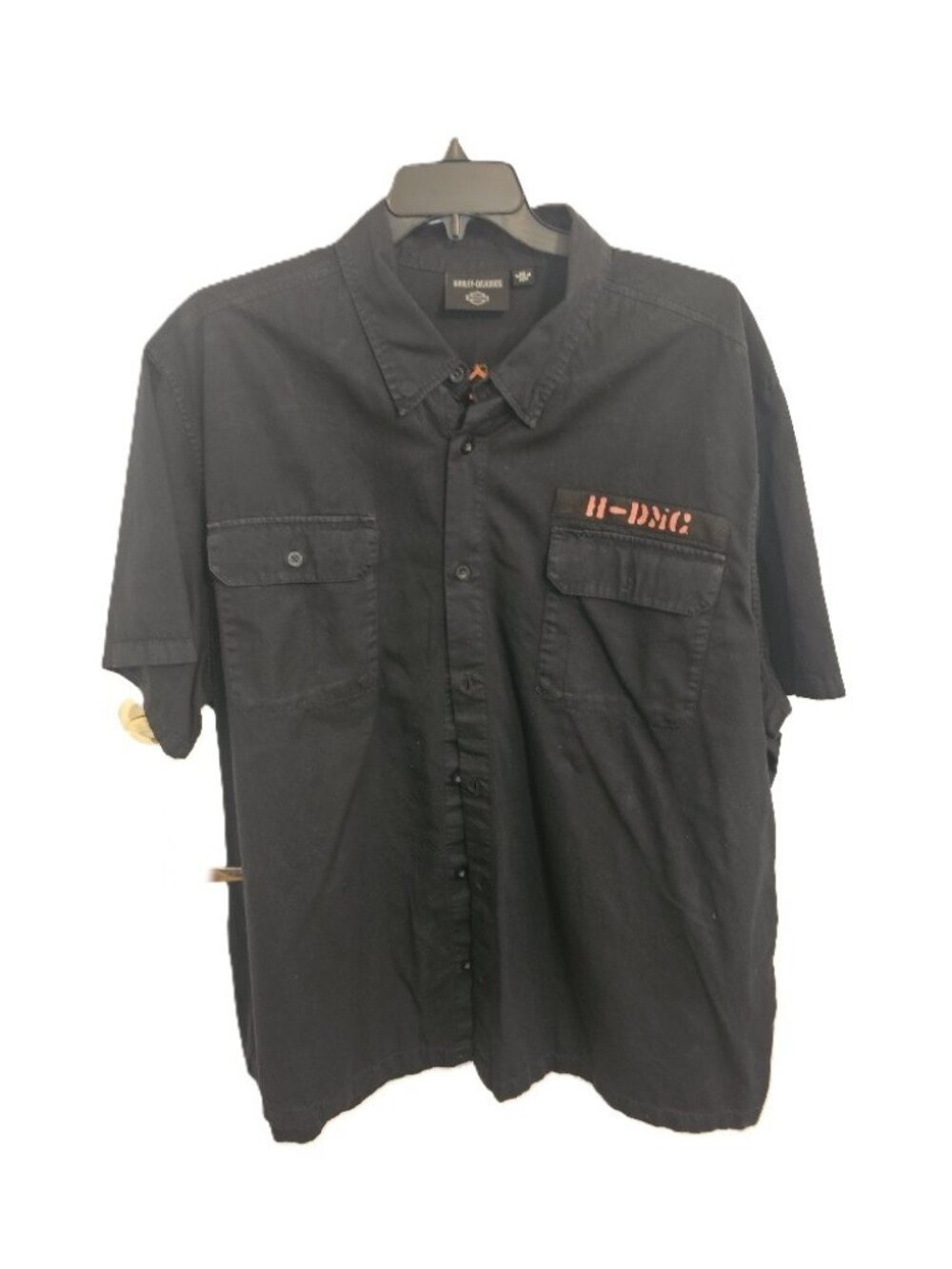 Men's Harley Davidson Black Dress Shirt - 4XL